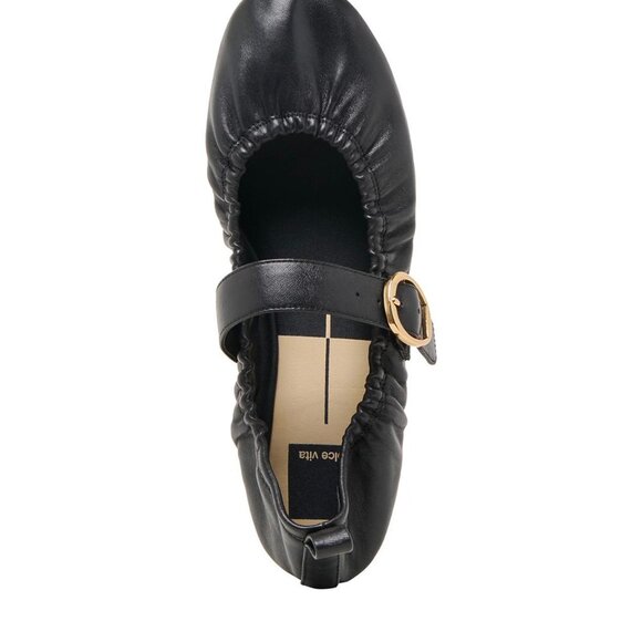 Dolce Vita Caely Black Leather Mary Jane Flats – Size 9 – Hardly Worn - Picture 2 of 8